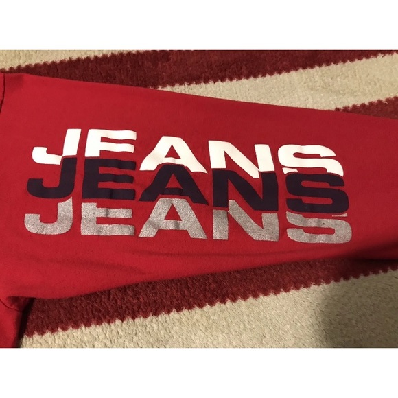 Vintage Tommy Hilfiger Jeans Long Sleeve Shirt XL p wing ski downhill 1 Rlx Cp x - Picture 7 of 11